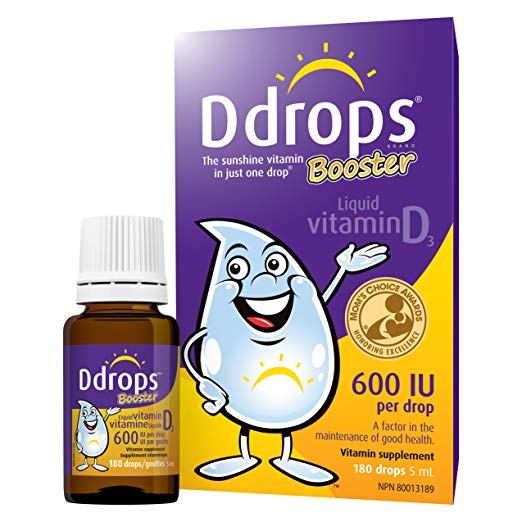 DDROPS Ddrops 600 Iu Booster, 5 ML $10.99
