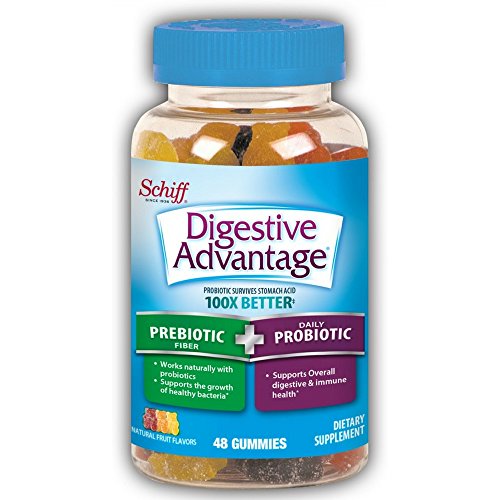 Digestive Advantage Prebiotic Fiber Plus Probiotic Gummies 48 ea, Only $9.74 after clipping coupon
