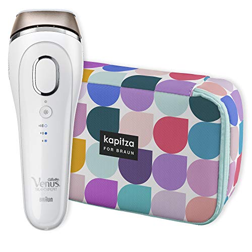 Braun Silk·expert 5 IPL (Intense Pulsed Light) BD 5006, White/Bronze – Permanent Reduction in Hair Regrowth at Home for Body and Face,  Limited Edition Kapitza Beauty Pouch, Only $299.94