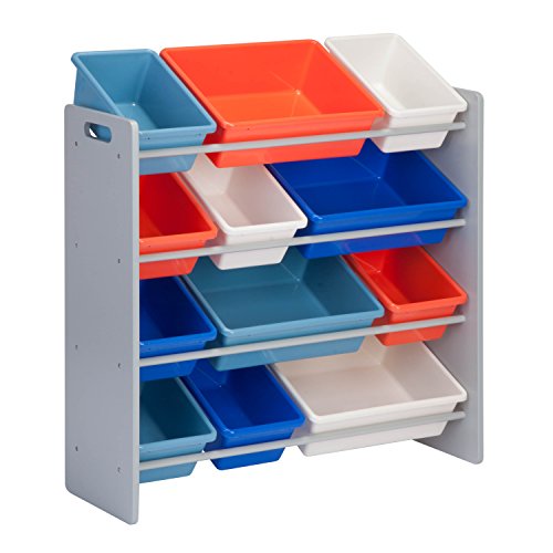 Honey-Can-Do SRT-06475 Kids Toy Organizer and Storage Bins Gray, Only $49.98, free shipping