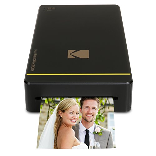 Kodak Mini Portable Mobile Instant Photo Printer - Wi-Fi & NFC Compatible - Wirelessly Prints 2.1 x 3.4