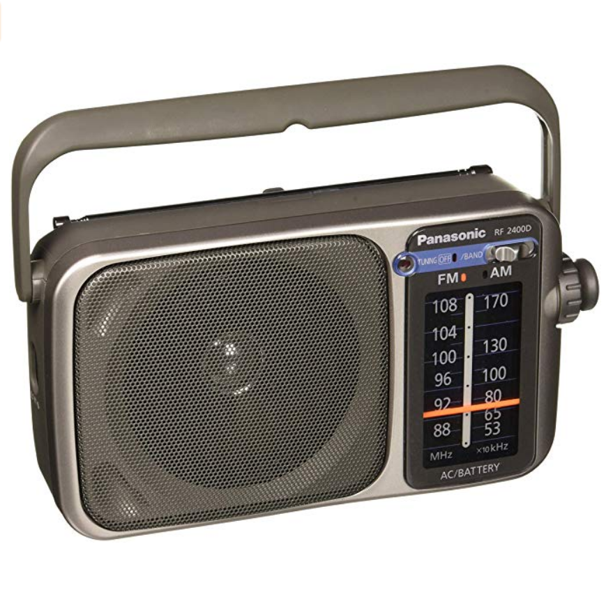 Panasonic RF-2400D AM / FM Radio, Silver $21.00