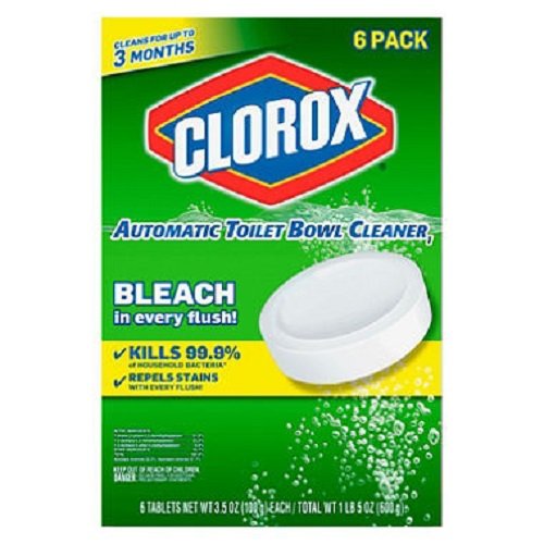 史低价！Clorox 马桶自动清洁块，3.5oz/块，共6块，原价$16.99，现仅售$9.98