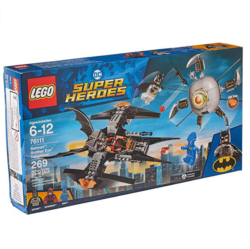LEGO DC 超级英雄系列 蝙蝠侠: 决战兄弟眼76111(269块)，原价$29.99，现仅售$20.99