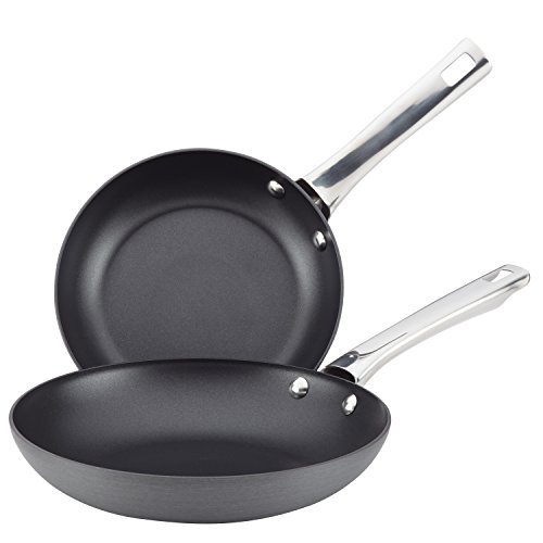 Farberware 84515 Hard-Anodized Nonstick Twin Skillet Set, 8 10-Inch, Gray, 8-Inch Inch, Only $18.99