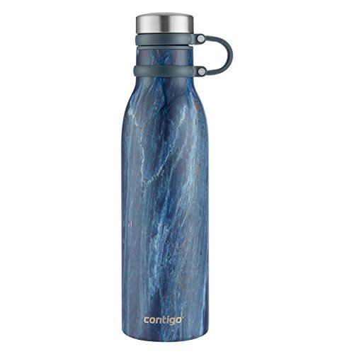 Contigo Couture Vacuum-Insulated Stainless Steel Water Bottle, 20 oz, Blue Slate, Only$8.09