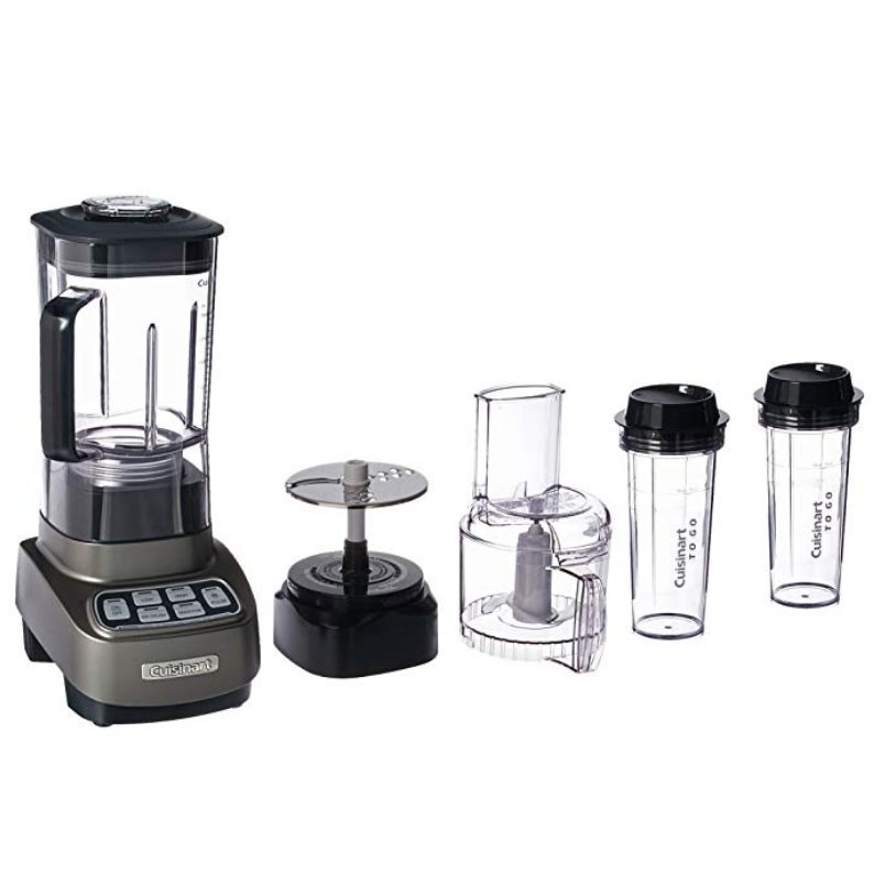 Cuisinart BFP-650GM Velocity Ultra Trio 1 HP Blender/Food Processor with Travel Cups, Gun Metal $69.99，free shipping