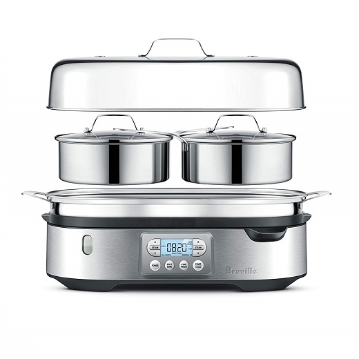 Breville BFS800BSS Steam Zone Food Steamer, Brushed Stainless Steel, Only $157.95, free shipping
