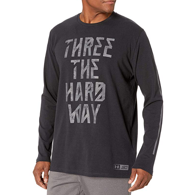 超大碼福利！UA安德瑪SC30 3 The Hard Way 男T恤，現僅售$10.67