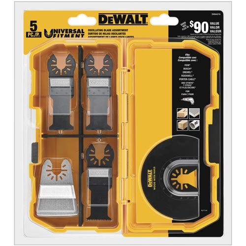 DEWALT Oscillating Tool Blades Kit, 5-Piece (DWA4216), Only $24.98