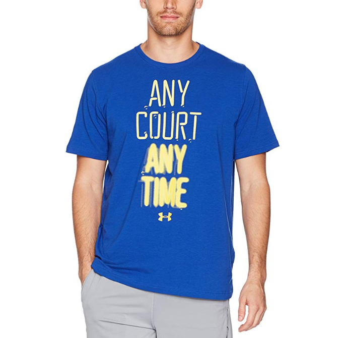 UA安德瑪Any Court Any Time男士T恤，現僅售$12.46