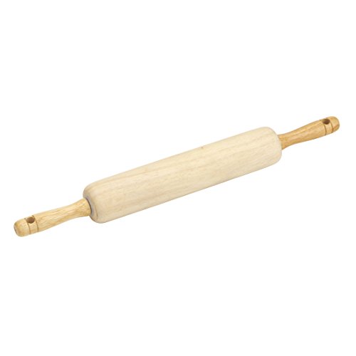 GoodCook Classic Wooden Rolling Pin with easy roll bearings, Only $4.98