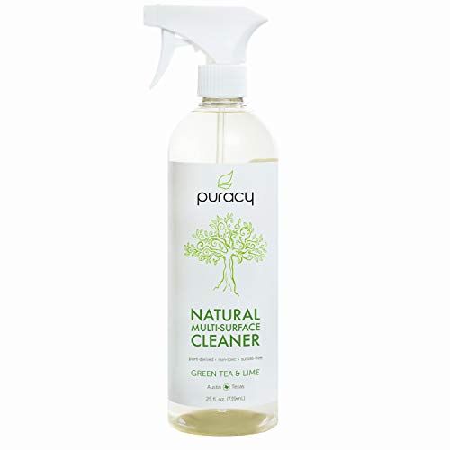 Puracy Natural All Purpose Cleaner, Streak-Free Household Multi-Surface Spray, Nontoxic, Green Tea & Lime, 25 Ounce, Only $4.79