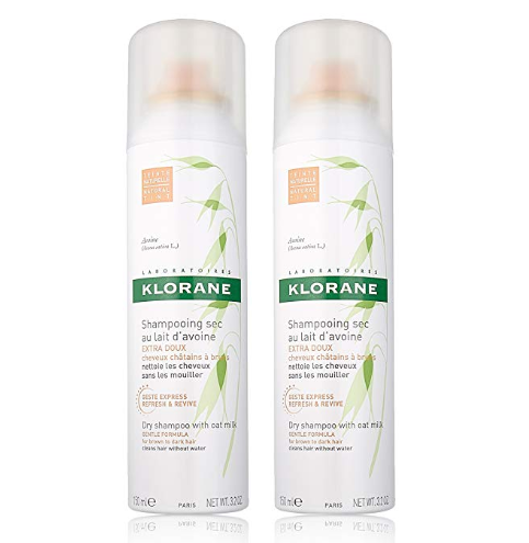 Klorane Dry Shampoo with Oat Milk, Natural Tint for Brunettes, All Hair Types, Paraben & Sulfate-Free only $20
