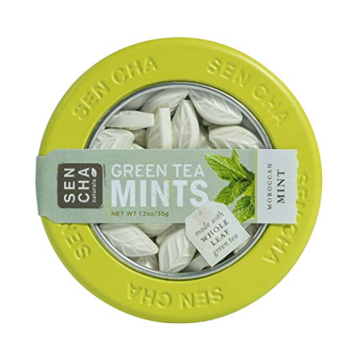 Sencha Naturals Green Tea Mints, Moroccan Mint, 1.2-Ounce Canister only $3.19