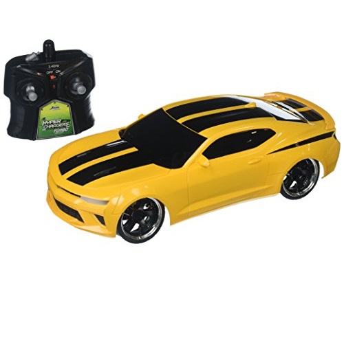 Jada 98728 Toys Hyperchargers 1: 16 Big Time Muscle R/C '16 Chevy Camaro Ss Vehicle, 1/16 Scale, Yellow With Black Stripes, Only $11.99