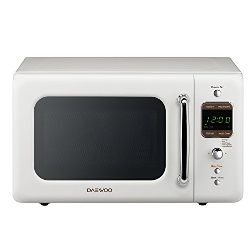 Daewoo KOR-7LREW Retro Countertop Microwave Oven 0.7 Cu. Ft., 700W | Cream White, Only $61.87, free shipping