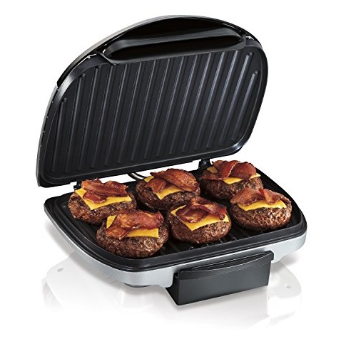 Hamilton Beach (25371) Electric Indoor Grill with Non Stick Plates, 90