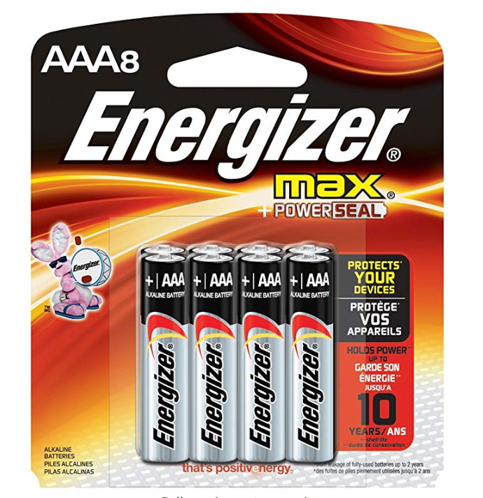 Energizer 7号电池，8节，现仅售$5.68