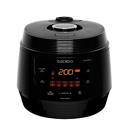 Cuckoo CMC-QAB501S, Q5 STANDARD Pressure Cooker (Cooker, Slow Cooker, Rice Cooker, Browning Fry, Steamer, Warmer, Yogurt Maker, Soup Maker 5 Quarts, Midnight Black, Only $144.49, free shipping