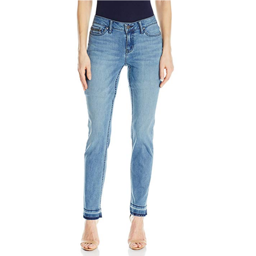 Calvin Klein Jeans女士小腳修身牛仔褲$29.99，免運費