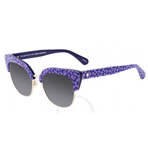 KATE SPADE Gray- Azure Square Sunglasses Item No. KARRIS 0VDN 53, only $39.99