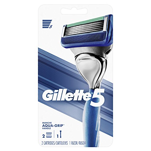 Gillette 5 男士剃须刀 + 2个替换刀片，原价$10.95，现点击coupon后仅售$6.97