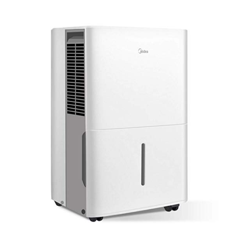 MIDEA MAD50C1ZWS Dehumidifier for up to 4500 Sq Ft with Reusable Air Filter, Ideal for Basement, Bedroom, Bathroom, New 50 Pint-2019 DOE (Previous 70 Pint) $166.99，free shipping