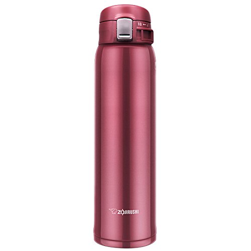 Zojirushi SM-SD60RC Stainless Steel Mug 20-Ounce Clear Red, Only $24.83