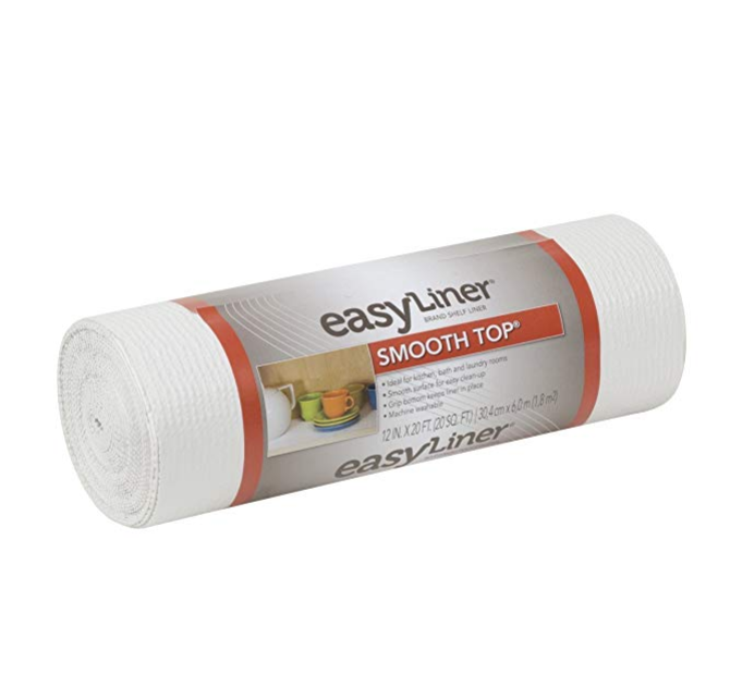 Duck Smooth Top EasyLiner, 12-inch x 20 Feet, White, List Price is $16.99, Now Only $9.99, You Save $7.00 (41%)