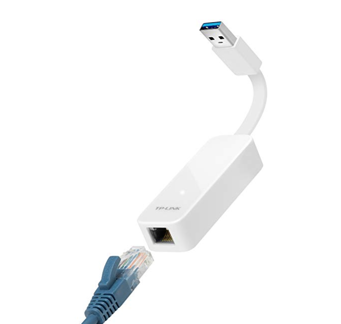 TP-Link Foldable USB 3.0 to 10/100/1000 Gigabit Ethernet Network Adapter,  Linux OS (UE300) only $9.99