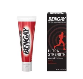 Ultra Strength Bengay Pain Relief Cream, Topical Analgesic for Arthritis, Muscle, Joint & Back, 4 oz only $5.89