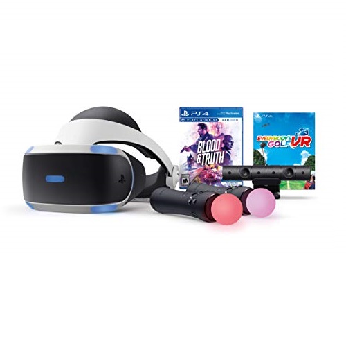 PlayStation VR 雙遊戲同捆套裝 內含攝像頭&控制器，原價$349.99，現僅售$299.99，免運費