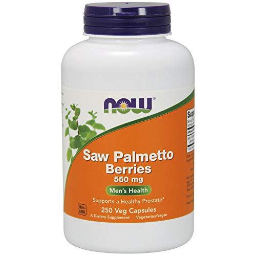 NOW Supplements, Saw Palmetto Berries 550 mg, 250 Veg Capsules, Only $12.14