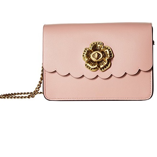 COACH Women's Tea Rose Turnlock Bowery Crossbody Ol/Peony One Size, Only $149.99, free shipping