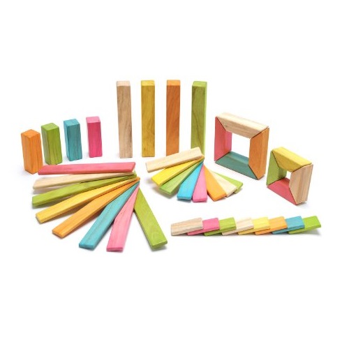 40 Piece Tegu Explorer Magnetic Wooden Block Set, Tints, Only $61.60, free shipping