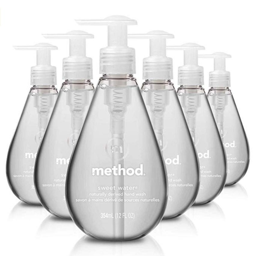 Method Gel Hand Soap, Sweet Water, 12 Ounce (Pack 6)  $17.94