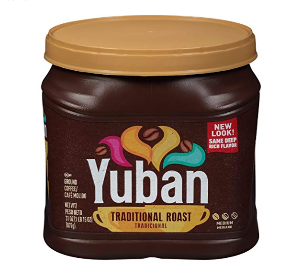 Yuban中度烘焙經典原味咖啡豆 31oz. 現僅售$4.64