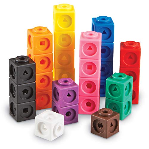 Learning Resources MathLink Cubes, Back to School Activities, Homeschool, Classroom Games for Teachers,, Set of 100 Cubes, only$10.39