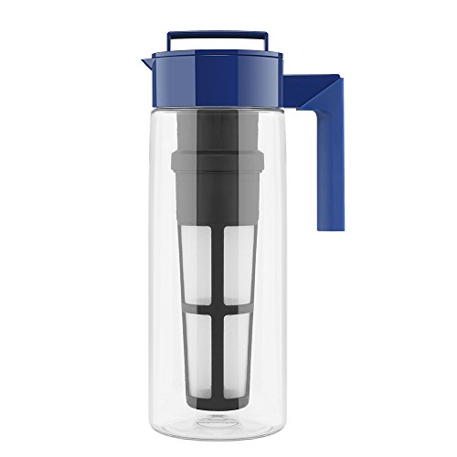 Takeya Iced Tea Maker with Patented Flash Chill Technology Made in USA, 2 Quart, Blueberry, Only $15.59 after clipping coupon