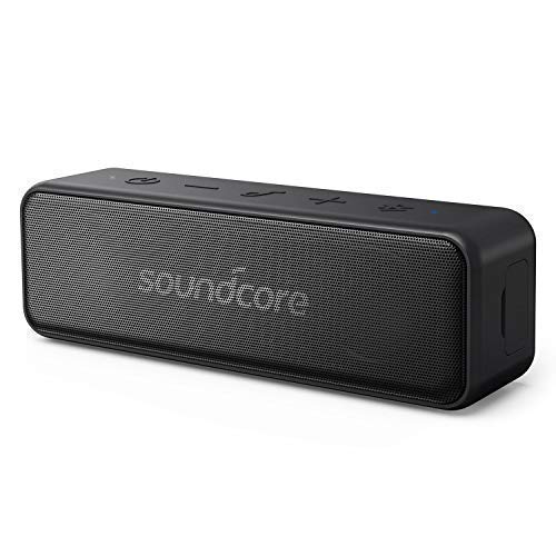 Portable Bluetooth Speaker, Soundcore Motion B by Anker, 12W IPX7 Waterproof, Bluetooth 4.2 Speaker with 12-Hour Playtime, Dual-Driver with Built-in Mic, Only $19.99