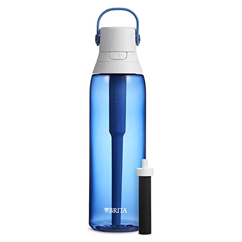 Brita 26 Ounce Premium Filtering Water Bottle with Filter BPA Free - Sapphire, Only $16.99