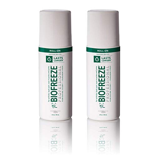 Biofreeze Professional Roll-On Pain Relief Gel, 3 oz. Bottle, Green, Pack of 2, Only $17.19 after clipping coupon