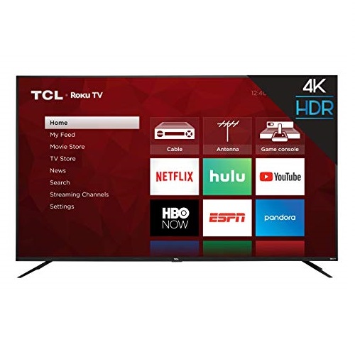 史低价！TCL 75S425 75吋 4K 超清晰 Roku 智能电视机，原价$1,299.99，现仅售$699.99，免运费。50吋款仅售$329.99
