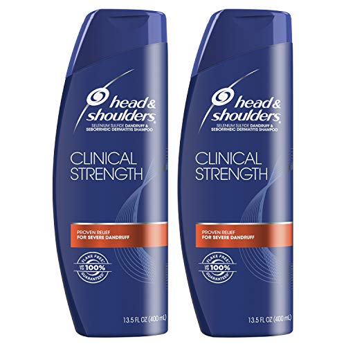 Head and Shoulders Shampoo, Anti Dandruff, Clinical Strength Seborrheic Dermatitis Treatment, 13.5 fl oz, Twin Pack, Only$6.58, free shipping after clipping coupon and using SS