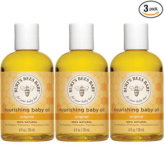 Burt's Bees Baby Nourishing Baby Oil, 100% Natural Baby Skin Care - 4 Ounce Bottle (Pack of 3)  , only  $16.77 , free shipping after using SS