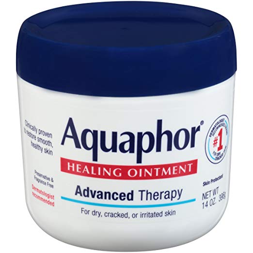 Aquaphor Healing Ointment Moisturizing Skin Protectant for Dry Cracked Hands Heels and Elbows Use After Hand Washing Oz Jar, bA, Fragrance Free, 14 Ounce, only $9.61