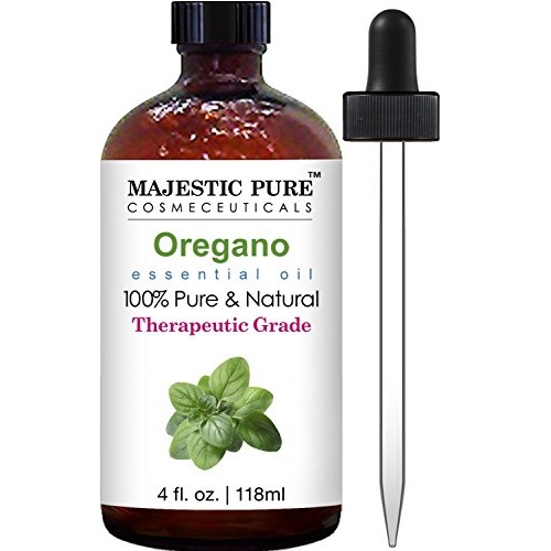 Majestic Pure Oregano Essential Oil, Pure and Natural with Therapeutic Grade, Premium Quality Oregano Oil, 4 fl oz, Only $18.03
