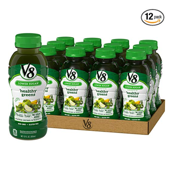 ​ V8 Healthy Greens 绿色蔬菜汁12 oz. 12瓶，原价14.99, 现点击coupon后仅售$11.24，免运费！