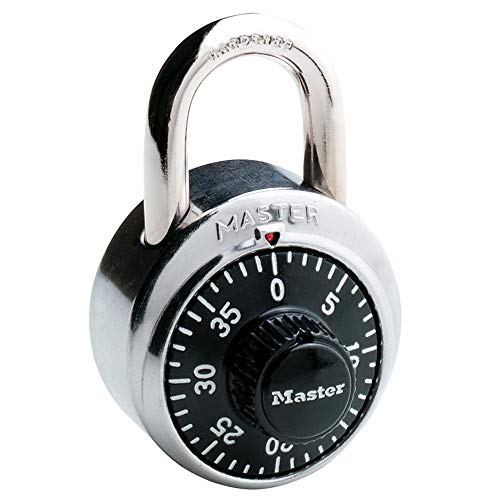 Master Lock 1500D Dial Combination Padlock, 1 Pack, Black, Only $2.89